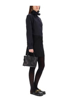 Moschino Women's Cotton Poplin Jacquard Shirt Black, view 2
