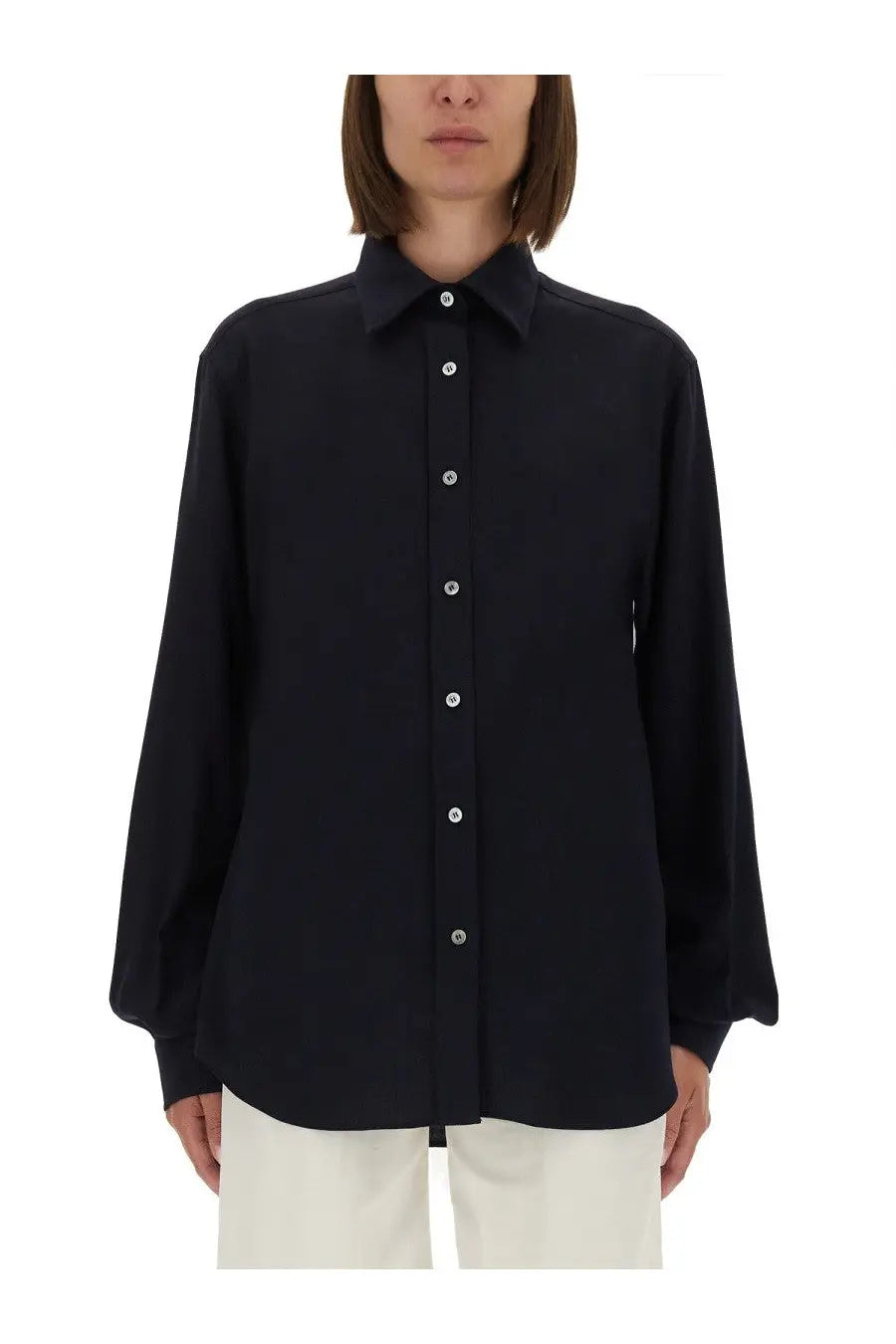 Moschino Women's Cotton Shirt Blue