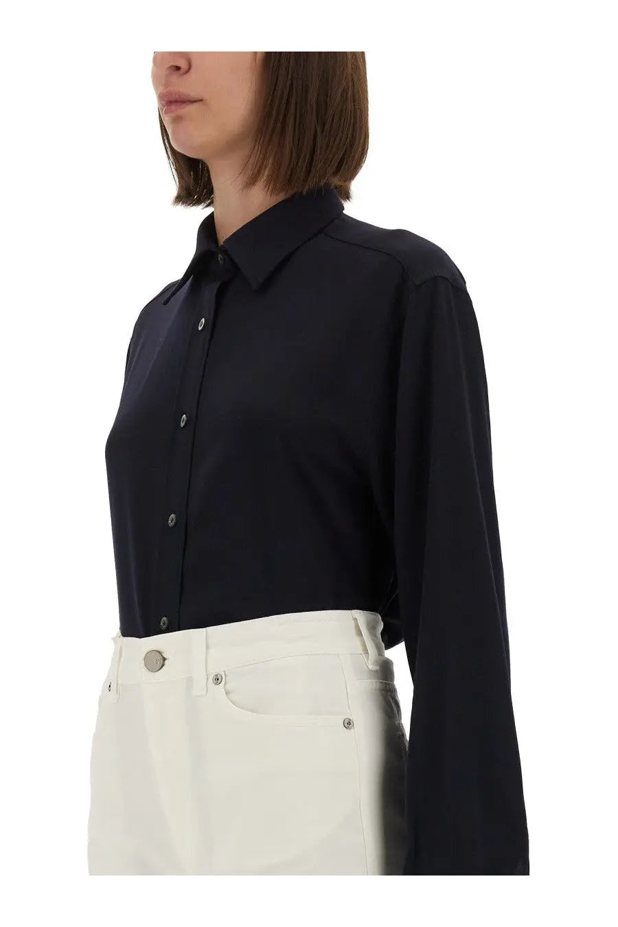 Moschino Women's Cotton Shirt Blue, view 4