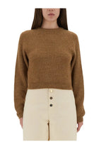 Moschino Women's Cropped Shirt Brown