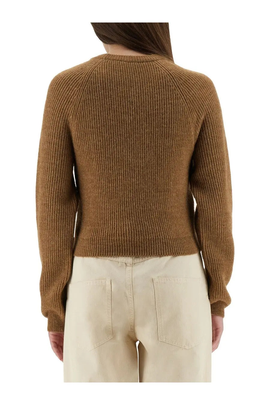 Moschino Women's Cropped Shirt Brown, view 3