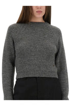 Moschino Women's Cropped Shirt Grey, view 4