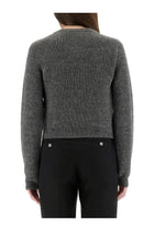 Moschino Women's Cropped Shirt Grey, view 3