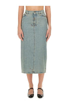 Moschino Women's Denim Skirt Blue