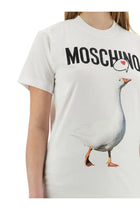 Moschino Women's Goose Shirt White, view 3