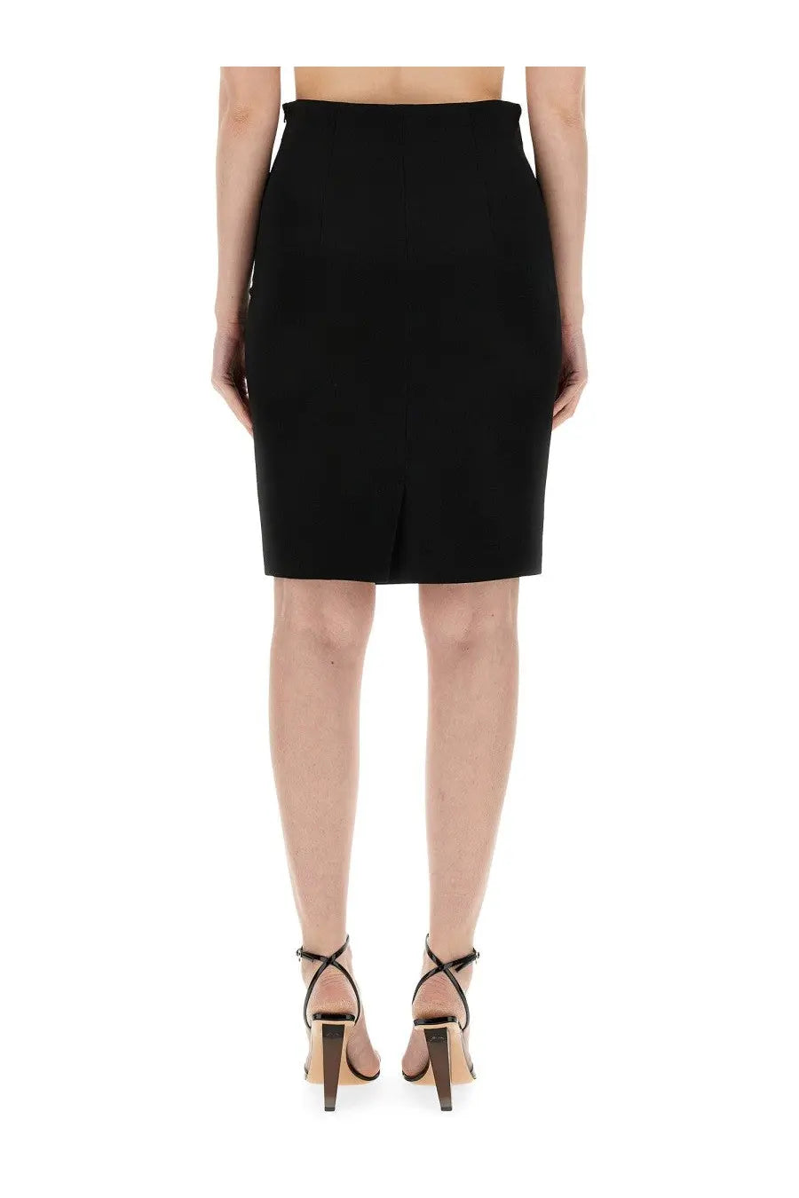 Moschino Women's Heart Skirt Black, view 3