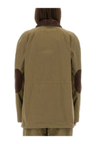 Moschino Women's Heavy Cotton Jacket Green, view 3