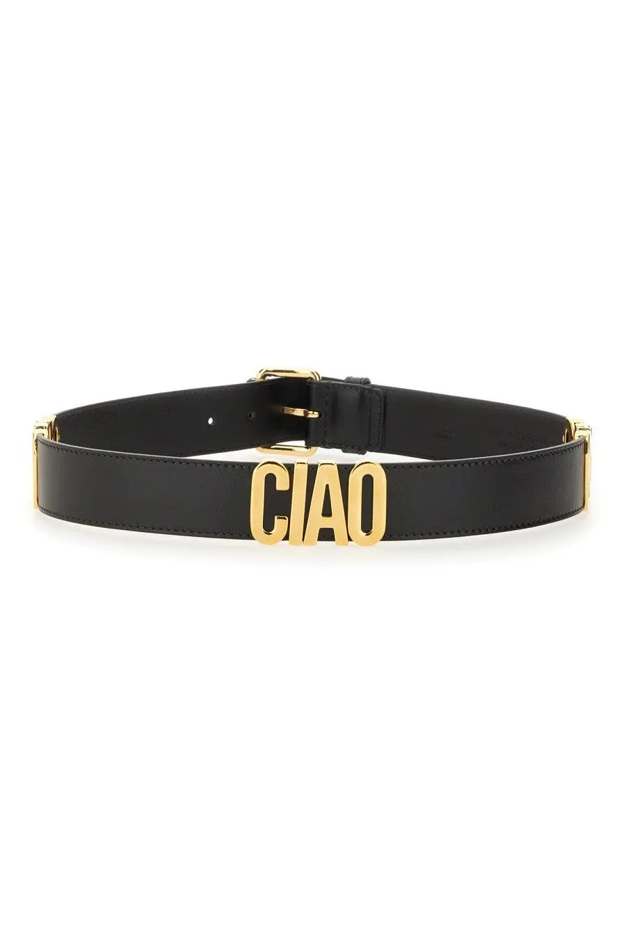 Moschino Women's Hello Belt Black, view 2