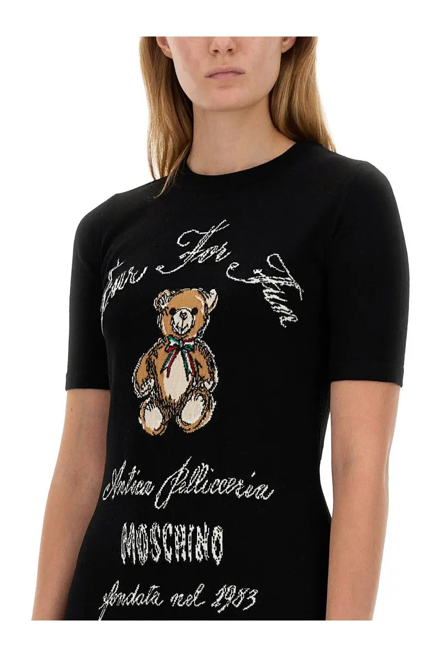 Moschino Women's Knit Dress Black, view 4