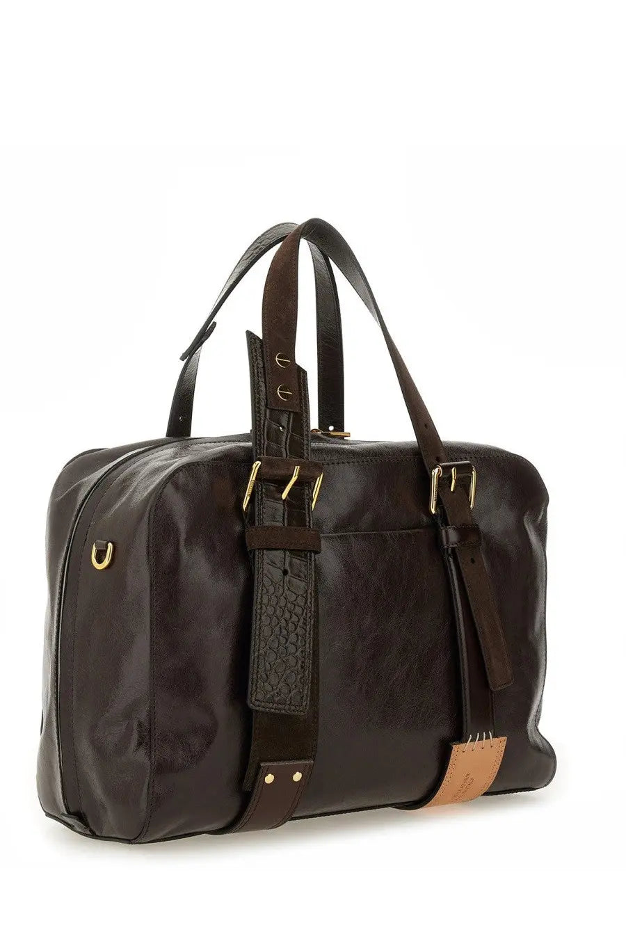 Moschino Women's Leather Bag Brown, view 2