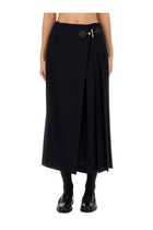 Moschino Women's Midi Skirt Blue