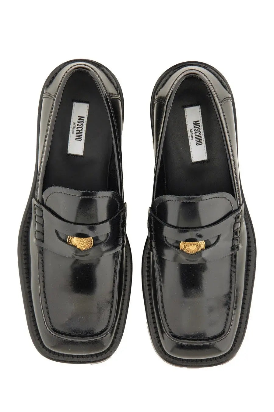 Moschino Women's Moccasin Berlin Black, view 6