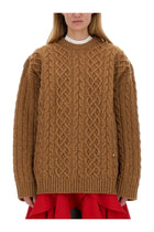 Moschino Women's Oversize Fit Jersey Beige