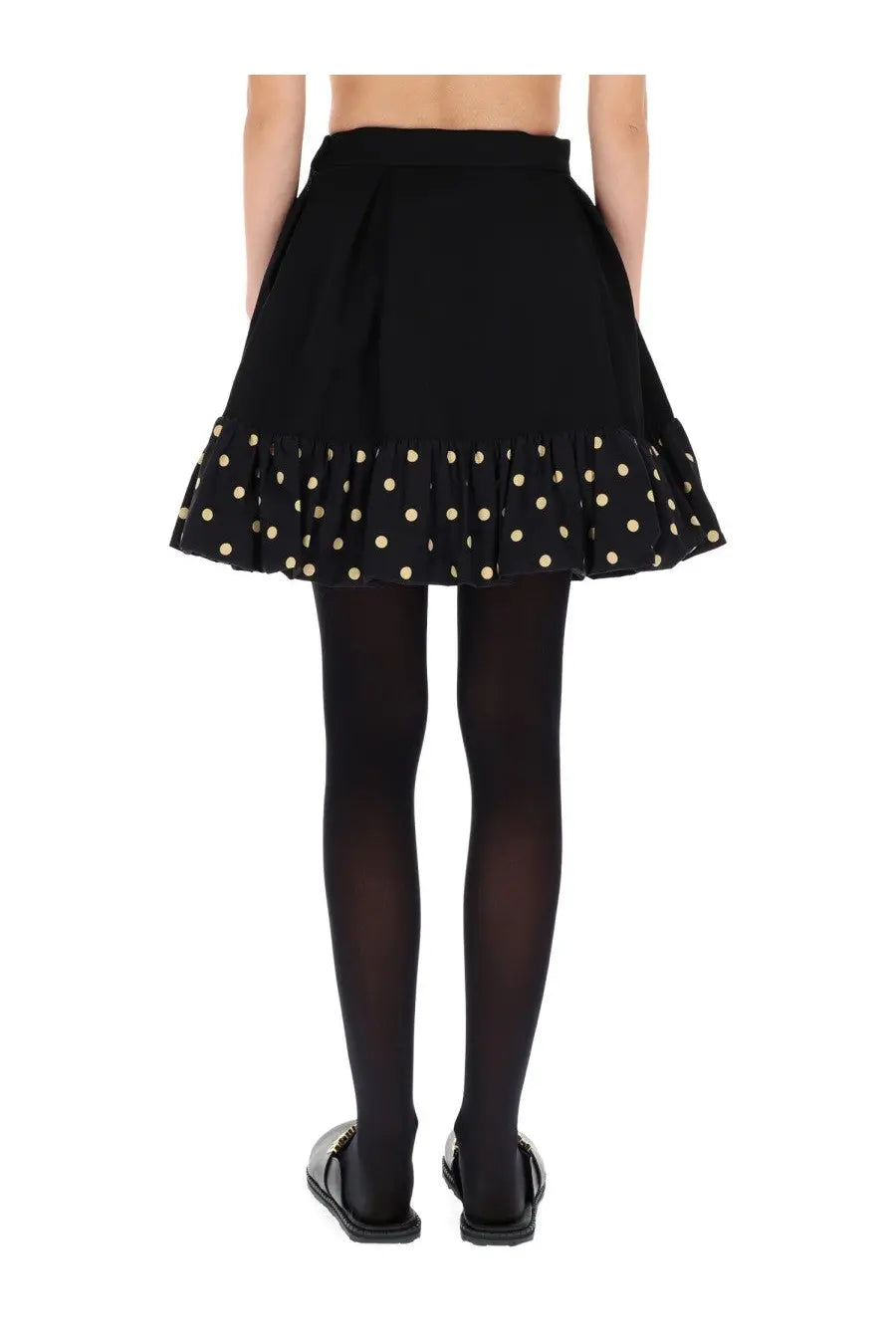 Moschino Women's Polka Dots Skirt Black, view 4