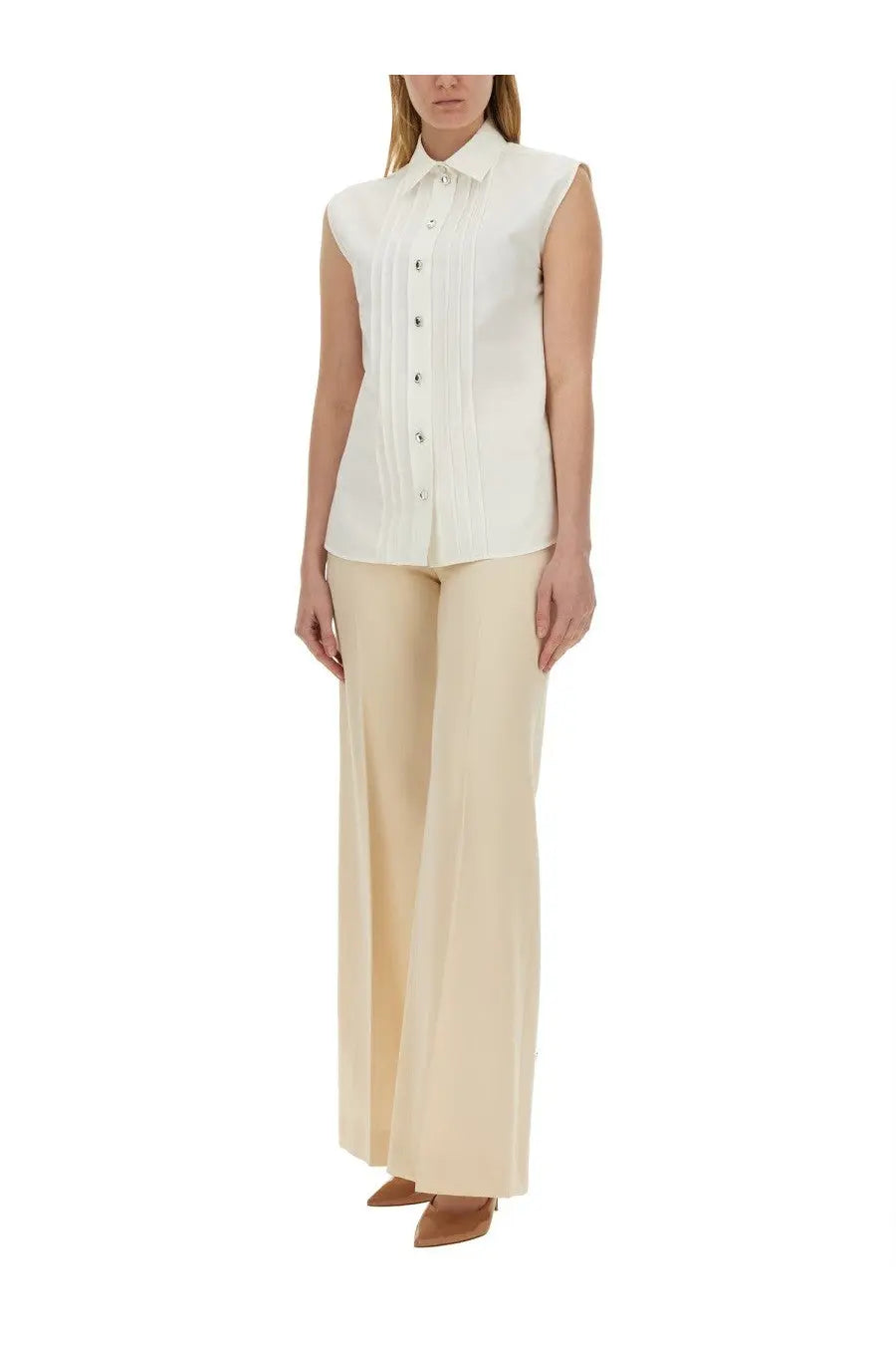 Moschino Women's Poplin Shirt White, view 2