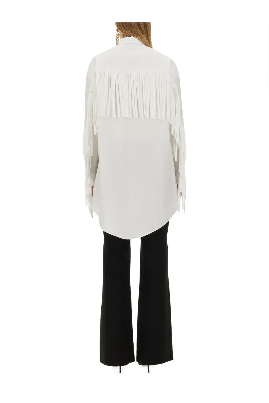 Moschino Women's Poplin Shirt White, view 3