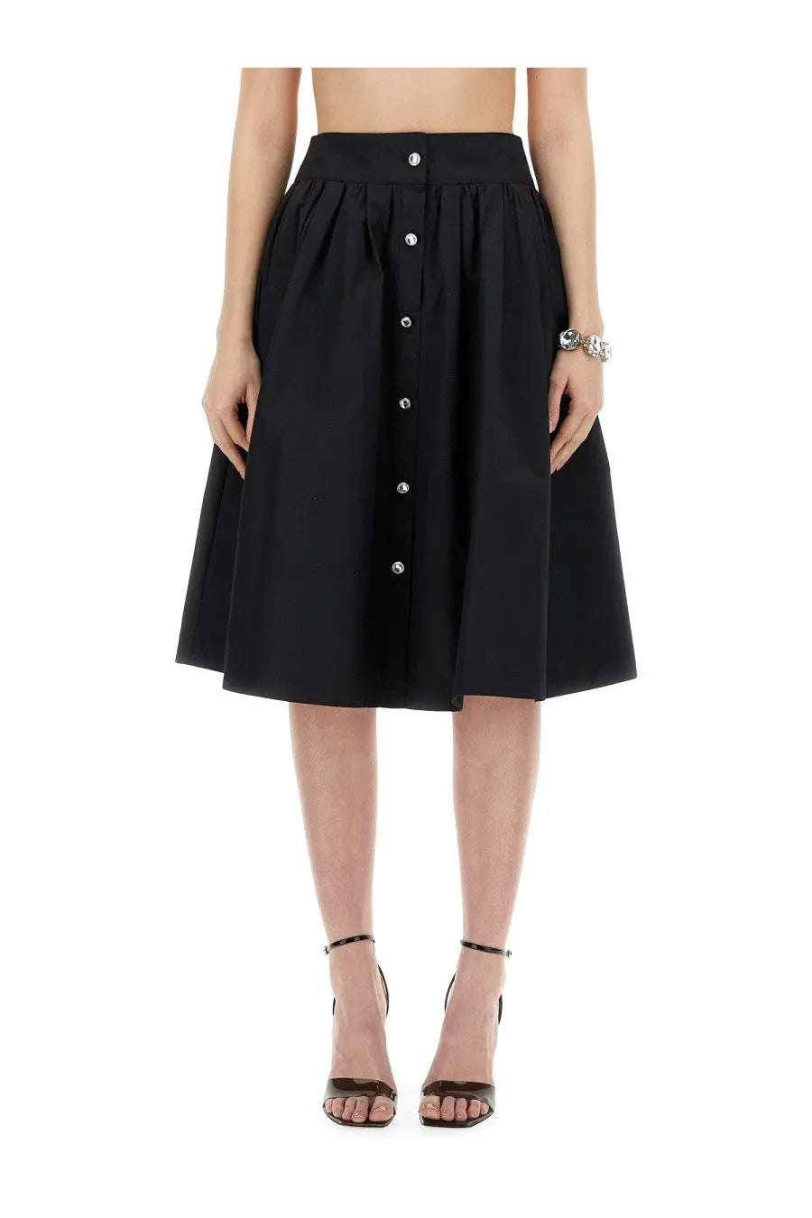 Moschino Women's Poplin Skirt Black