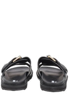 Moschino Women's Tie Sandals Black, view 4
