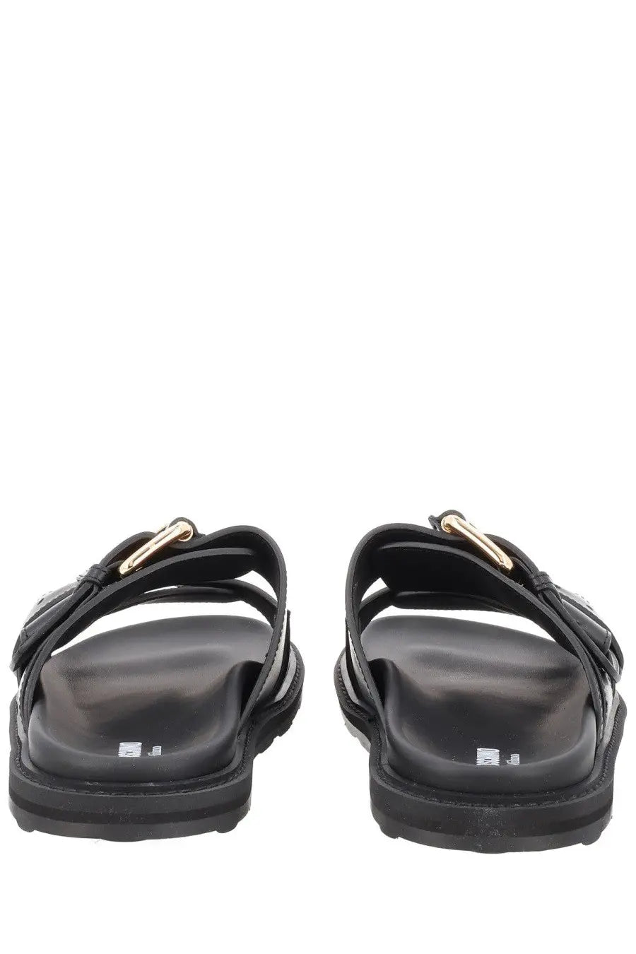 Moschino Women's Tie Sandals Black, view 4