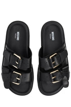Moschino Women's Tie Sandals Black, view 5