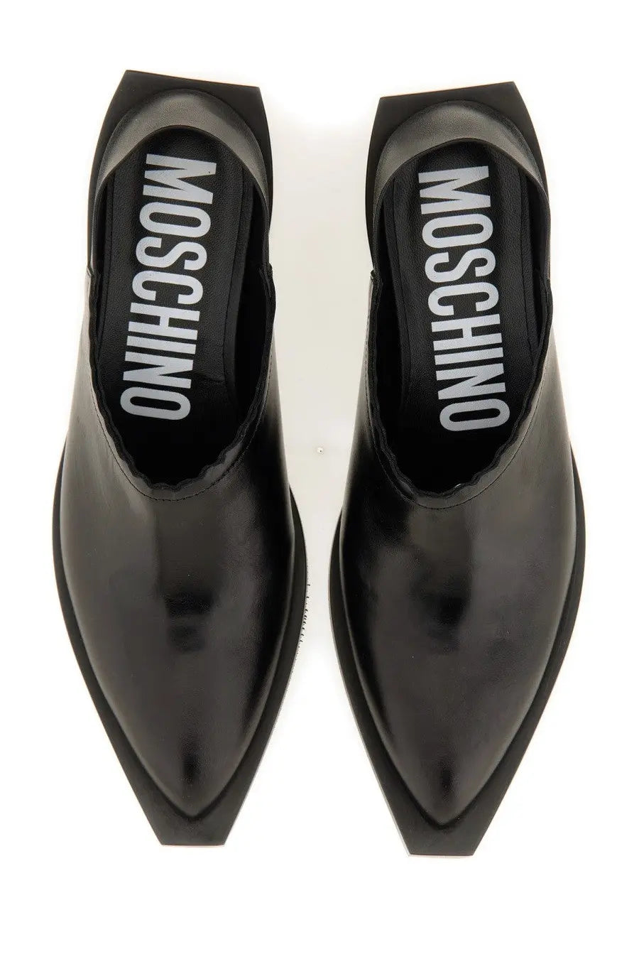 Moschino Women's Shootie Cuban Heel Black, view 5