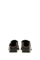 Moschino Women's Shootie Cuban Heel Brown, view 3