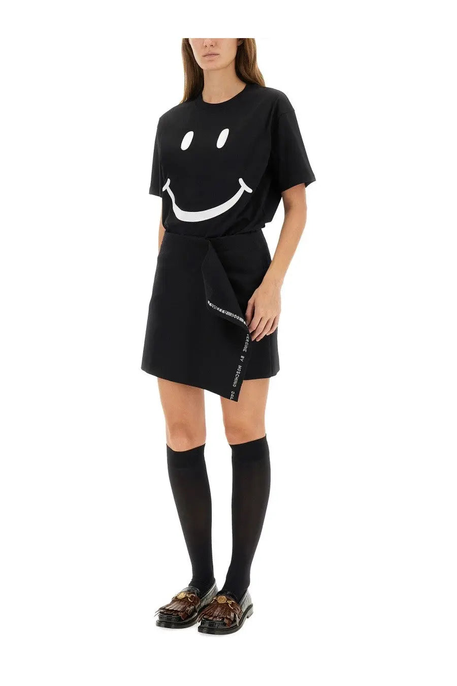 Moschino Women's Smiley Shirt Black, view 2