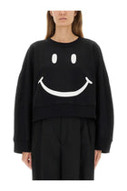 Moschino Women's Smiley Sweatshirt Black
