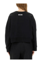 Moschino Women's Smiley Sweatshirt Black, view 3