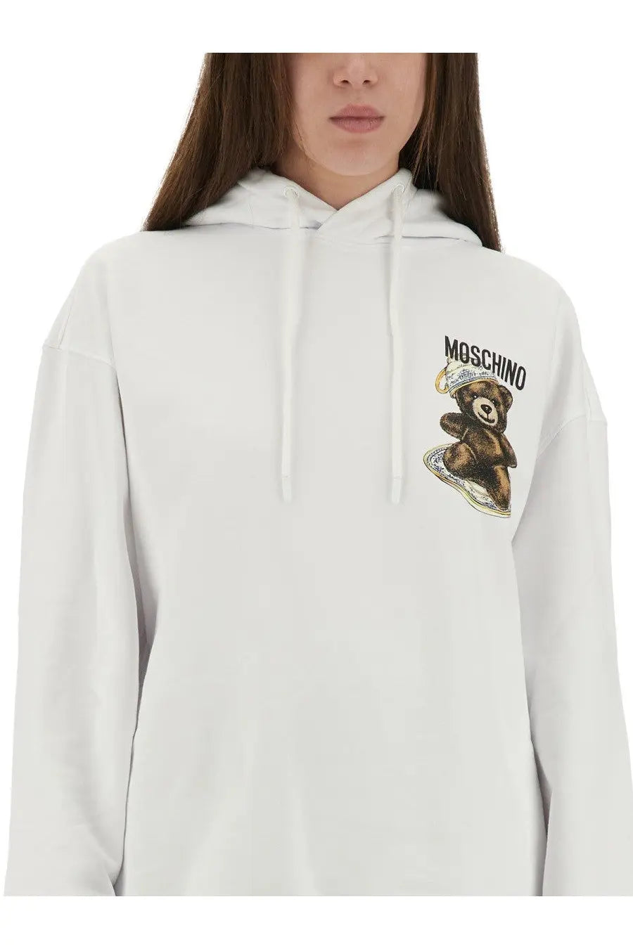 Moschino Women's Sweatshirt White, view 4