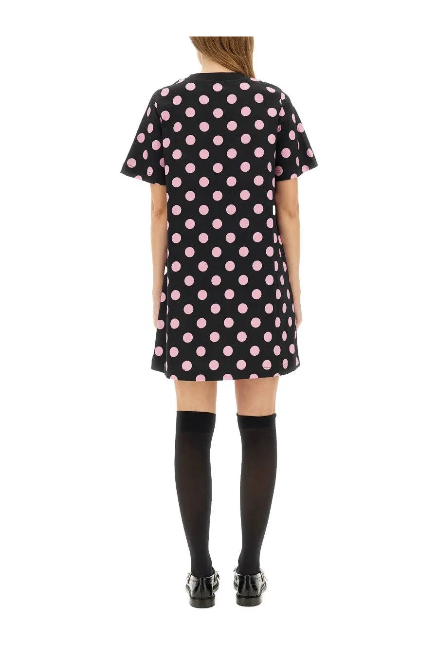 Moschino Women's Teddy Polka Dots Dress Black, view 3