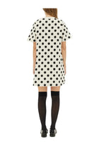 Moschino Women's Teddy Polka Dots Dress White, view 3