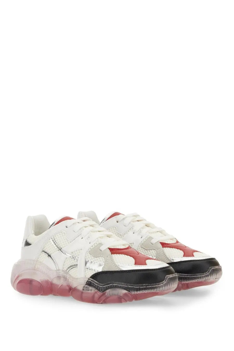 Moschino Women's Teddy Sneaker White, view 2