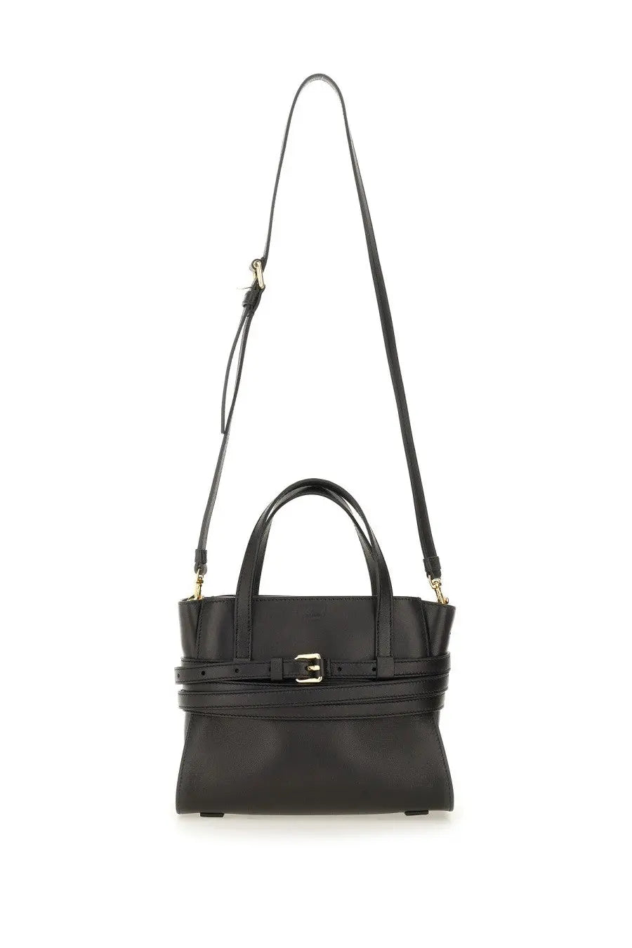 Moschino Women's Tie me Bag Small Black, view 2