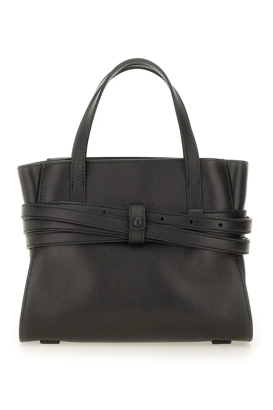 Moschino Women's Tie me Bag Small Black, view 4
