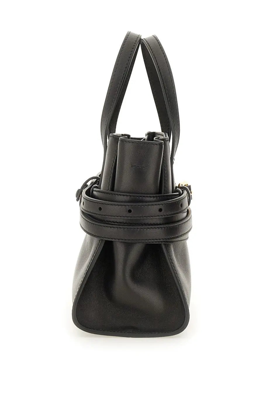Moschino Women's Tie me Bag Small Black, view 5