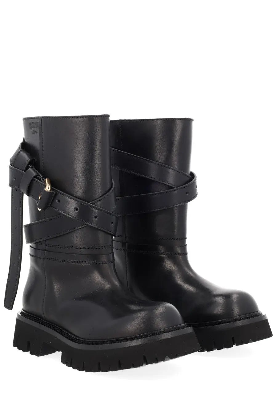 Moschino Women's Tie me Boot Black, view 2