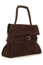 Moschino Women's Tie me Medium Bag Brown, view 5