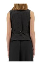 Moschino Women's Virgin Wool Vest Black, view 3