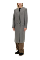 Moschino Women's Wool Coat Grey, view 2