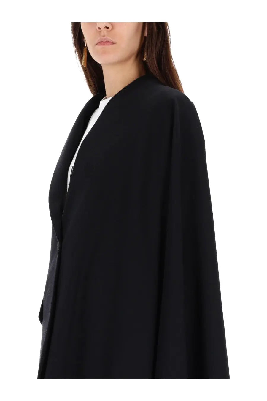 Moschino Women's Wool Flannel Jacket Black, view 4