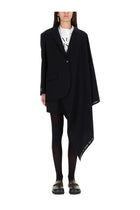 Moschino Women's Wool Flannel Jacket Black