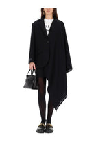 Moschino Women's Wool Flannel Jacket Black, view 2