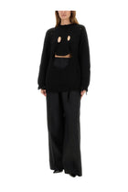 Moschino Women's Wool Jersey Black, view 2
