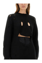 Moschino Women's Wool Jersey Black, view 4