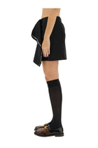 Moschino Women's Wool Wrap Skirt Black, view 4