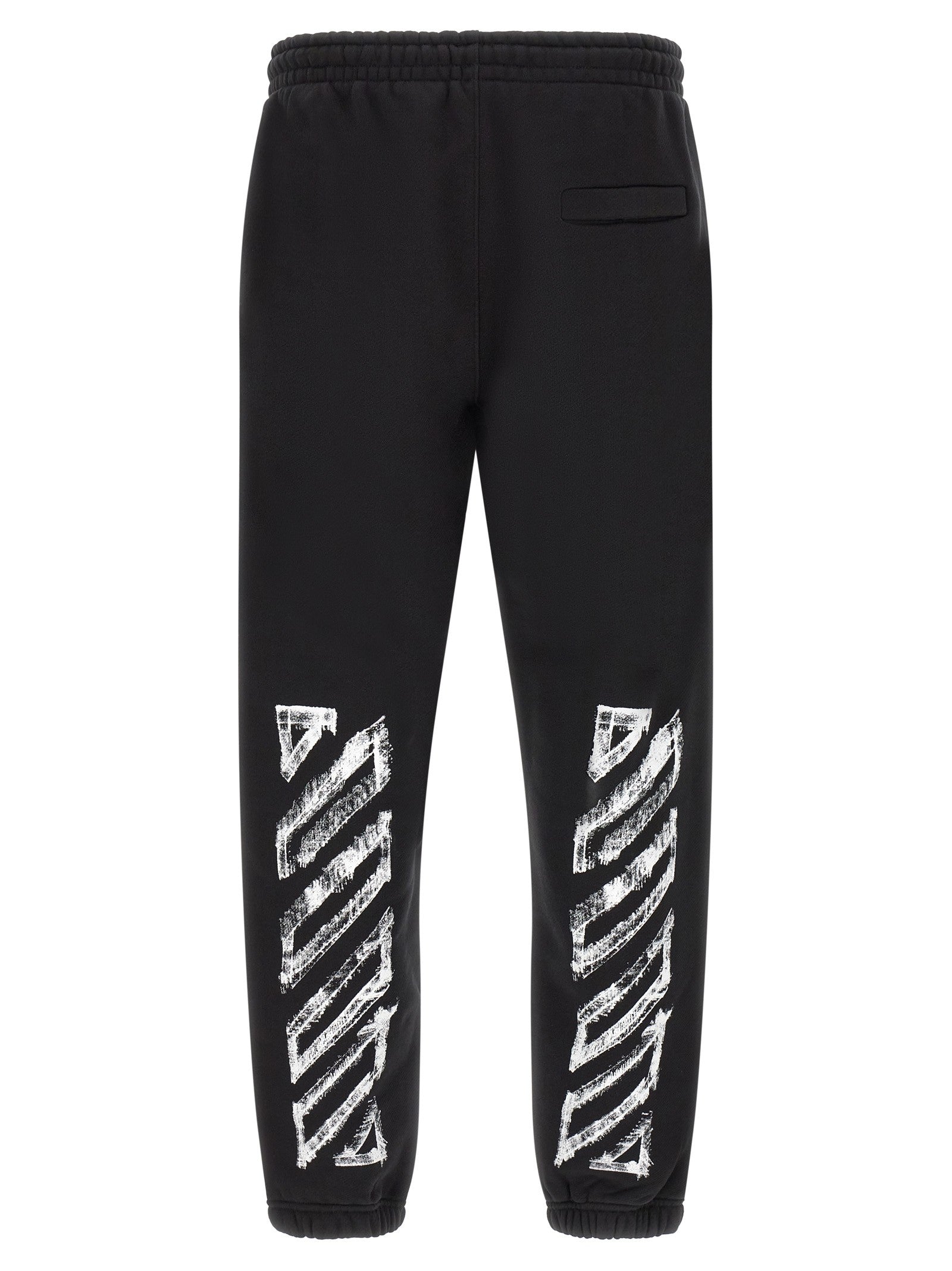 Off-White Motion Arrow Cuffed Joggers Black