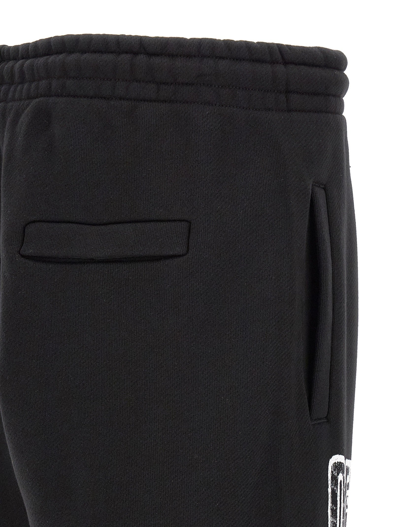 Off-White Motion Arrow Cuffed Joggers Black