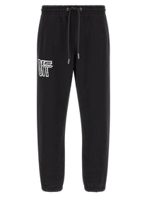 Off-White Motion Arrow Cuffed Joggers Black