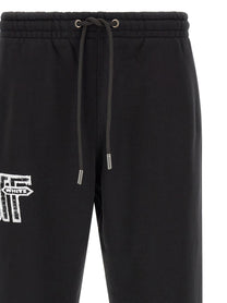 Off-White Motion Arrow Cuffed Joggers Black
